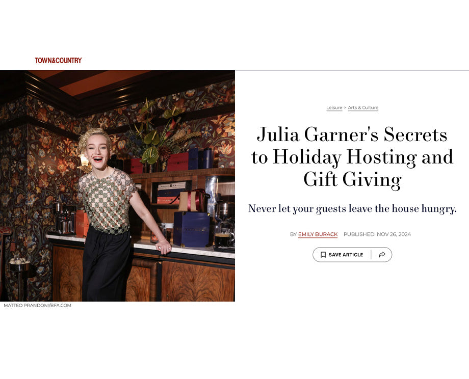 Julia Garner's Secrets to Holiday Hosting and the Internet's New Favorite Luxury